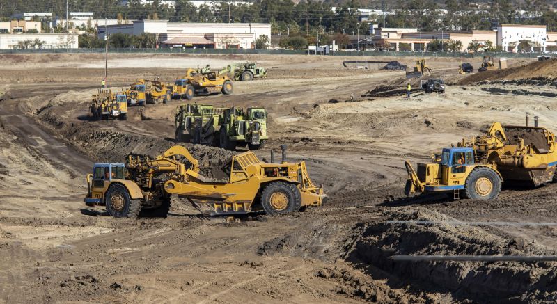 Site Preparation with Grading Equipment